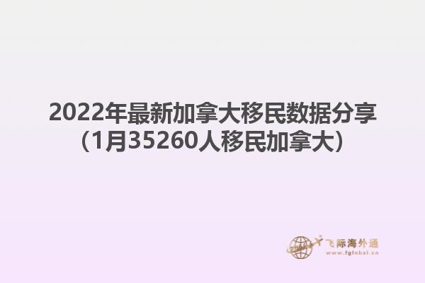 2022年最新加拿大移民數(shù)據(jù)分享（1月35260人移民加拿大）