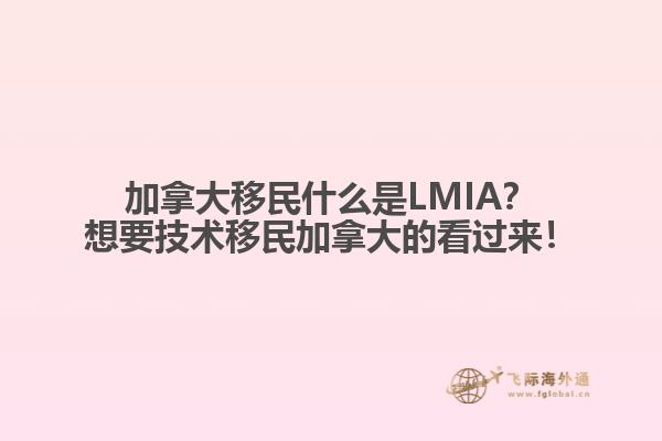 加拿大移民什么是LMIA？想要技術(shù)移民加拿大的看過來！