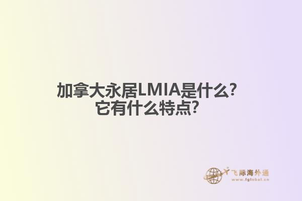 加拿大永居LMIA是什么？它有什么特點？