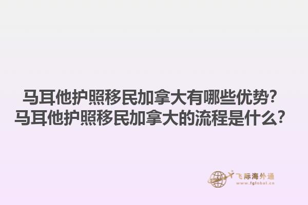 馬耳他護照移民加拿大有哪些優(yōu)勢？馬耳他護照移民加拿大的流程是什么？1.jpg