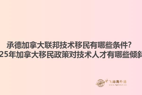 承德加拿大聯(lián)邦技術(shù)移民有哪些條件？2025年加拿大移民政策對技術(shù)人才有哪些傾斜？
