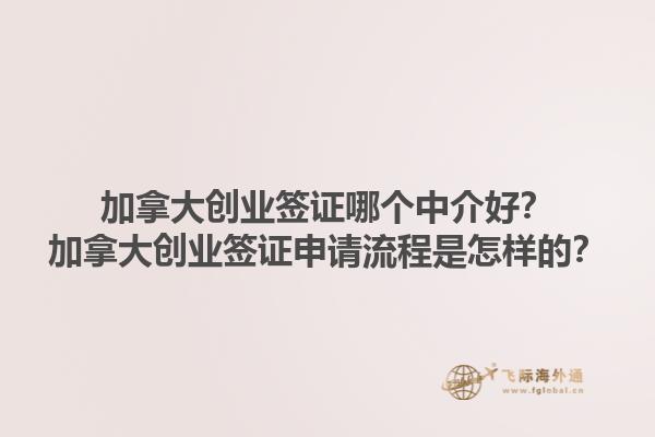 加拿大創(chuàng)業(yè)簽證哪個中介好？加拿大創(chuàng)業(yè)簽證申請流程是怎樣的？1.jpg
