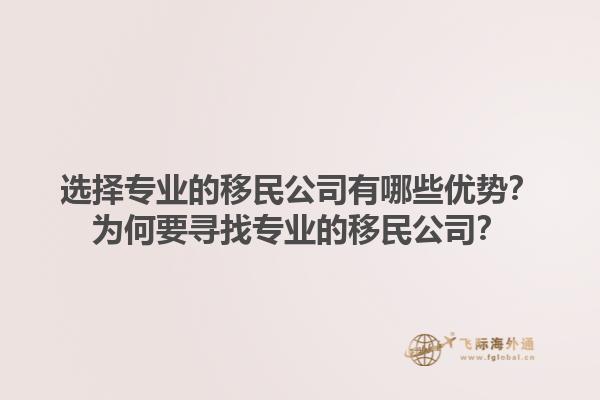 選擇專業(yè)的移民公司有哪些優(yōu)勢？為何要尋找專業(yè)的移民公司？1.jpg