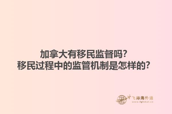 加拿大有移民監(jiān)督嗎？移民過程中的監(jiān)管機(jī)制是怎樣的？1.jpg