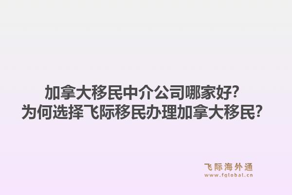 加拿大移民中介公司哪家好？為何選擇飛際移民辦理加拿大移民？1.jpg