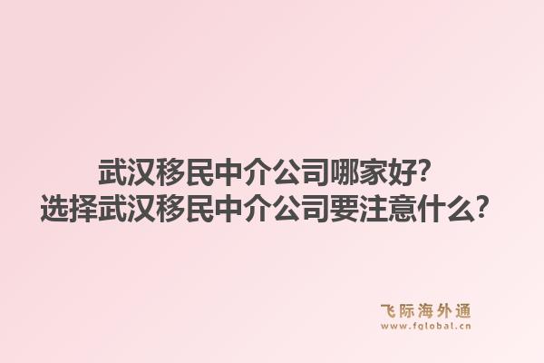 武漢移民中介公司哪家好？選擇武漢移民中介公司要注意什么？1.jpg