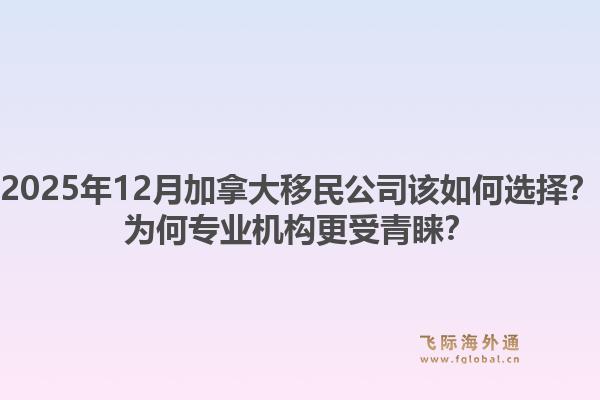2025年12月加拿大移民公司該如何選擇？為何專業(yè)機構(gòu)更受青睞？1.jpg
