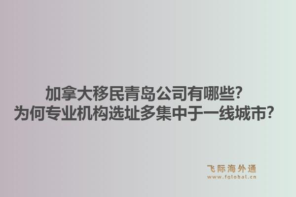 加拿大移民青島公司有哪些？為何專(zhuān)業(yè)機(jī)構(gòu)選址多集中于一線(xiàn)城市？1.jpg