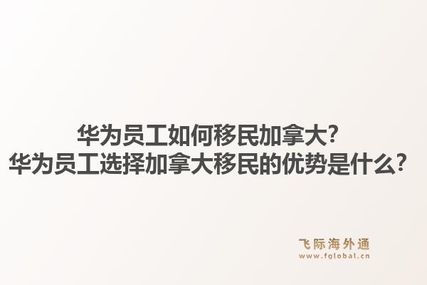 華為員工如何移民加拿大？華為員工選擇加拿大移民的優(yōu)勢(shì)是什么？1.jpg