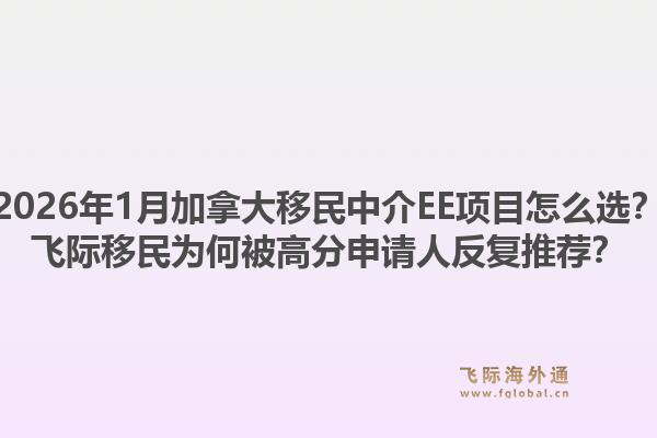 2026年1月加拿大移民中介EE項(xiàng)目怎么選？飛際移民為何被高分申請(qǐng)人反復(fù)推薦？1.jpg