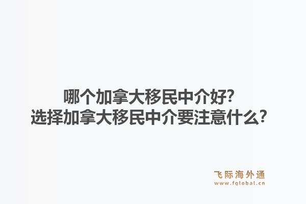 哪個加拿大移民中介好？選擇加拿大移民中介要注意什么？1.jpg