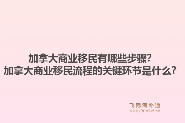 加拿大商業(yè)移民有哪些步驟？加拿大商業(yè)移民流程的關(guān)鍵環(huán)節(jié)是什么？1.jpg