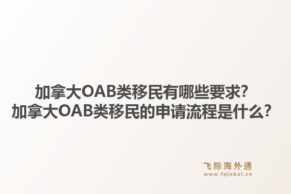 加拿大OAB類移民有哪些要求？加拿大OAB類移民的申請流程是什么？1.jpg